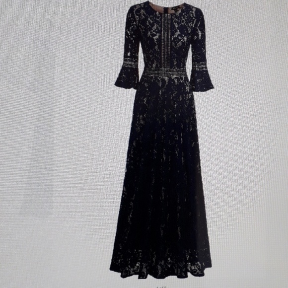 MissMay Floral lace evening cocktail party dress - Picture 4 of 6